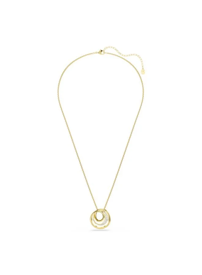 SWAROVSKI Hyperbola Crystal Gold Tone Plated Necklace